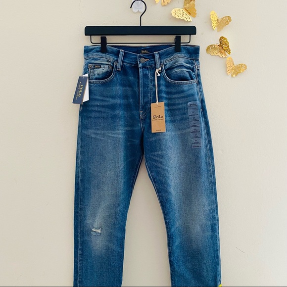 POLO RALPH LAUREN  Ankle Embellished High-Rise Jeans - Picture 3 of 8